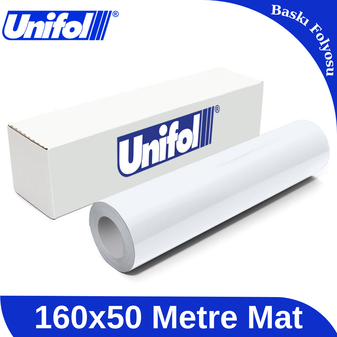 unifol baskı folyosu 160x50 mat beyaz unifol baskı folyosu 160x50 mat beyaz