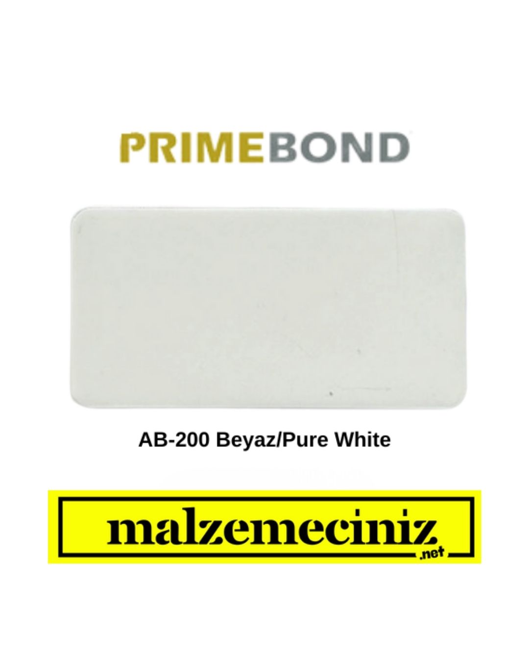 AKPA ALÜMİNYUM PRİMEBOND 4 MM AB-200 Beyaz Pure White AKPA ALÜMİNYUM PRİMEBOND 4 MM AB-200 Beyaz Pure White